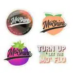 Moshine Sticker Pack Four Designs